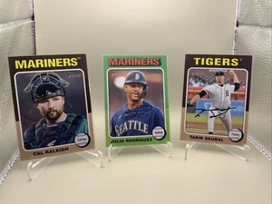 2024 Topps Heritage - 6 Cards- Skubal, Harper, Witt Jr, Raleigh, Rodriguez, Baez - Picture 1 of 2