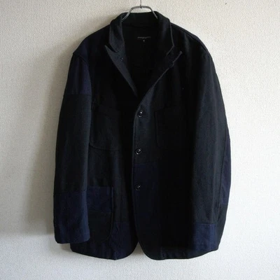 Engineered Garments Bedford Jacket S Navy Wool Patch Pockets Workwear #EK BDA - Image 1 of 4