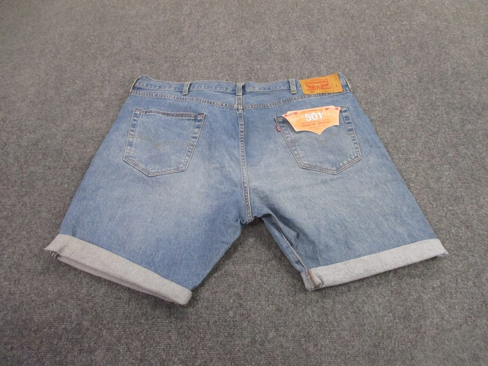 Pantalones Cortos Levis Adulto 44 Azul Denim Jeans 501 Clásicos Aire Libre Trabajo Informal Para Hombres Foto 1 de 4