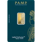 5 gram Gold Bar PAMP Suisse Fortuna 45th Anniversary 999.9 Fine in Sealed Assay