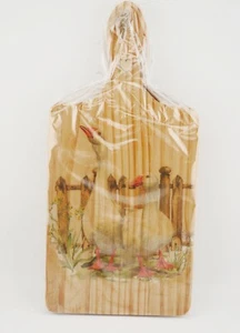 A Lovely Wooden One Person Cheese Board with Duck Design - Picture 1 of 4