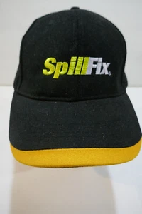 Spillfix - Solid Back - Strap Back Hat schwarz mit gelbem Schriftzug - Bild 1 von 4