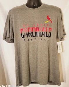 Majestic - leichtes Herrenhemd grau MLB St. Louis Cardinals - Bild 1 von 10