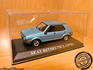 SEAT RITMO 75-CL 75CL METALLIC SOFT BLUE 1979 1:43 MINT - Picture 1 of 1