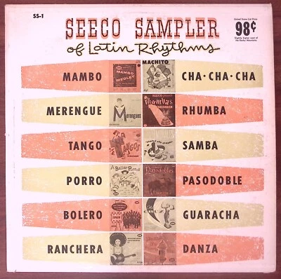 SEECO SAMPLER OF LATIN RHYTHMS MAMBO MERENGUE RHUMBA CHA CHA CHA VINYL LP 207-8 - Image 1 of 4