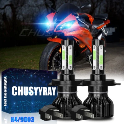 High Power HID LED Headlight H4 Bulb for Yamaha YZF R6 1999-2002 Bulbs Lights - Image 1 of 4