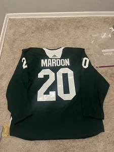 Pat Maroon Player Used Worn Minnesota Wild Adidas Mic Practice Jersey, Game Worn - Picture 1 of 2