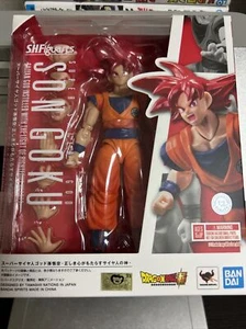 Bandai Tamashii Nations S.H. Figuarts Super Saiyan God Son Goku "Dragon Ball... - Picture 1 of 4