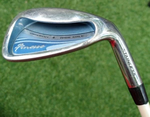 SQUARE TWO FINESSE UNDERCUT WIDE SOLE #9 IRON 33" RH GRAPHITE SHAFT & GOOD GRIP - Picture 1 of 12
