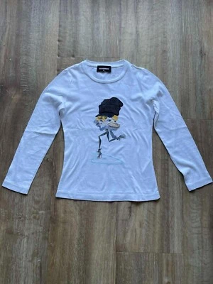 DSQUARED2 T-Shirt Girls Mädchen 6 J. weiß, 100% Baumwolle - Bild 1 von 3