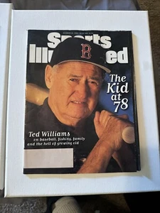 Ted Williams Boston Red Sox 78 years old Nov 25 1996 Sports Illustrated VG - Picture 1 of 3