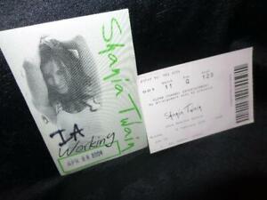 Shania Twain *2004 UP! Tour Ticket Stub+Unused Cloth Working Pass!