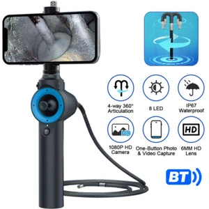 Endoscope Inspection Camera Articulating Borescope for iPhone Android Tool - Picture 1 of 18
