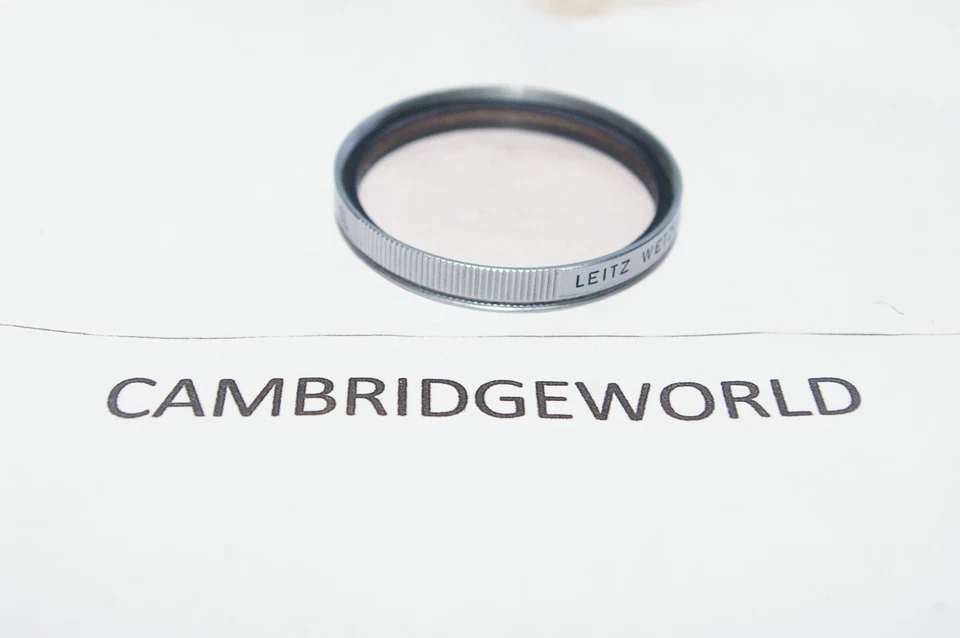 Leitz Leica  WETZLAR  SKY 1A CHROME 39mm SCREW  in filter GENUINE LEICA BRAND - Image 1 of 1