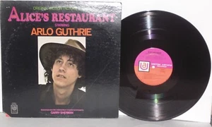 Alice's Restaraunt OST Soundtrack LP 1969 United Artists Arlo Guthrie Folk 5195 - Picture 1 of 3