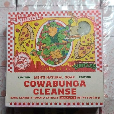DR. SQUATCH Dr Squatch Soap Cowabunga Cleanse TMNT Limited Edition Zero Grit