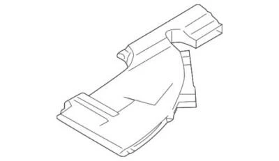 Conector adaptador de conducto de climatización genuino Ford Transit-250 2015-2023 BK3Z-18491-A Foto 1 de 2