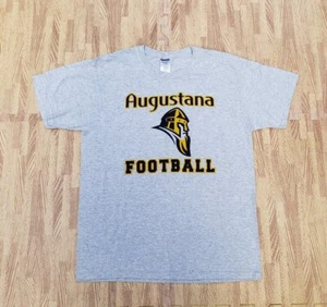Augustana Vikings Football Jerzees Light Gray Shirt / Men's Large L / Augie - Picture 1 of 4
