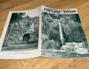 1938 Souvenir Booklet PORTLAND OREGON, The Gray Line - Picture 1 of 11