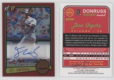 2017 Panini Donruss Retro 1983 Signatures Red /15 Jean Segura #RS-JS Auto