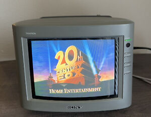 SONY Trinitron KV-8AD11 8'' Portable Color TV CRT TV VTG Gaming TV Retro Remote