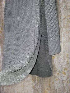 UGG Raelynn Gray Knit Turtleneck Semi-Poncho Oversized Sweater Women's Size XL - Picture 1 of 24