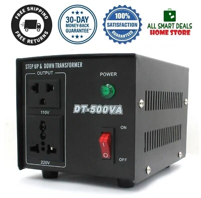 Convertidor De Voltage De 220-240 a 110-120 Voltios US A EU Y Viceversa Calidad - Image 1 of 4