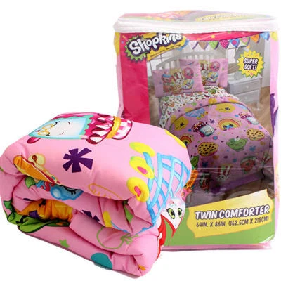 Edredón Twin 64" x 86" Shopkins Super Suave Niña Rosa Nuevo Foto 1 de 3
