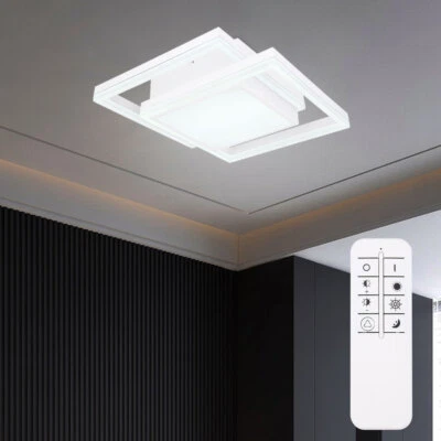 Deckenlampe Deckenleuchte Schlafzimmerlampe Dimmer Fernbedienung Smart App LED - Bild 1 von 4
