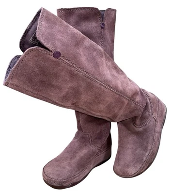 BOTAS HASTA LA RODILLA FITFLOP púrpura gamuza mujer us 5 eu 36 Foto 1 de 4