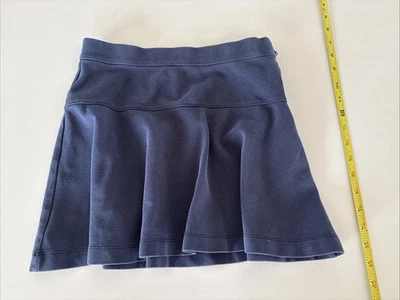 J. Crew Crewcuts Girls Ponte School Uniform Knit Skirt 12 Navy Blue - Image 1 of 4