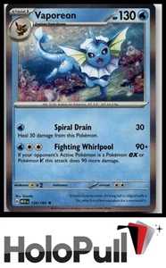 Pokemon SV: Escarlata y Violeta 151 Vaporeon #134/165 Raro - Imagen 1 de 2