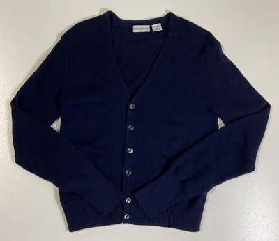 Cárdigan Suéter Vintage Jack Nicklaus Azul Marino Talla M Grunge Abuelo Cobain Años 80 Foto 1 de 4