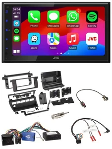 JVC Bluetooth 2DIN Lenkrad DAB USB Autoradio für BMW 3er 02-06 E46 5 Schalteröff - Bild 1 von 12