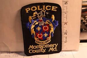 police patch  MONTGOMERY COUNTY POLICE MARYLAND  POLICE ON TOP - Picture 1 of 1
