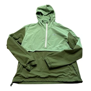 REI Damen grün zweifarbig Trailmade Softshell Anorak Jacke Gr. Medium Kapuze - Bild 1 von 9
