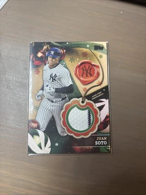 2024 Topps Holiday - Reliquias Juan Soto #RC-JS (MEM) Foto 1 de 2