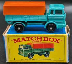 1967 Vintage Matchbox Lesney No.1 Mercedes Diecast Truck with Original Box - Picture 1 of 14