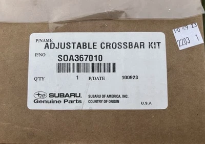 Juego de barras transversales Subaru Forester OEM 2019-2024 - AERODINÁMICO - SOA367010 Foto 1 de 4