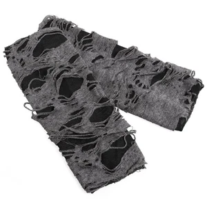 Gants Punk Noirs Et Gris Hommes Femmes De Mascarade Pour Sans Doigts Steampunk - Imagen 1 de 9