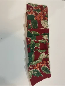 Juego de 8 servilletas pequeñas Cornell acebo de Navidad 414 de abril - Imagen 1 de 4