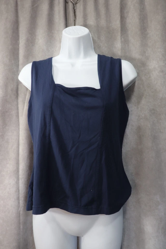 Женская майка Weekenders темно-синяя с прямым вырезом размер средний - Изображение 1 из 3