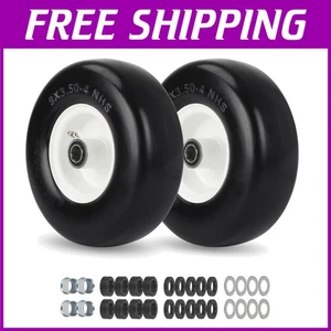 Puncture-Proof 9-Inch Tire for Zero-Turn Mowers - Adjustable Hub & Bearings - Picture 1 of 9