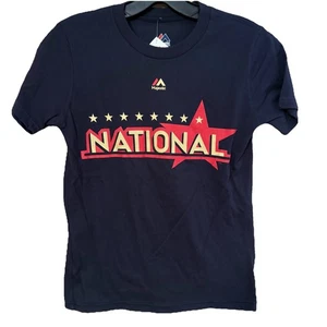 T-shirt Majestic Yasiel Puig piccola (8) MLB NUOVA CON ETICHETTE 2014 All Star Game blu - Foto 1 di 5