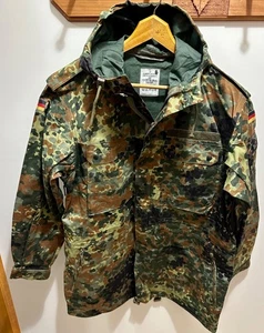 German Army Bundeswehr  Flecktarn Parka , No Liner  - Medium Regular - 1997 - Picture 1 of 4