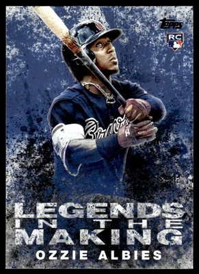 2018 Topps Ozzie Albies #LITM-4 Legends in the Making BLUE RC Atlanta Braves - Image 1 of 2