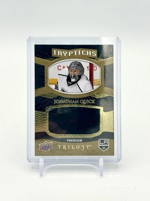 2017-18 Trilogy Hockey Tryptichs Blocker 38/49 Jonathan Quick #T-LAK2 - Image 1 of 4