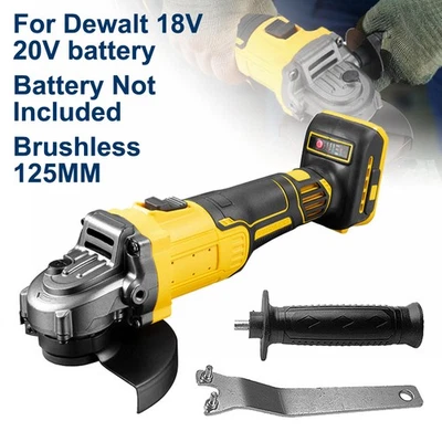 125mm bürstenloser Akku Winkelschleifer Metallschleifer für Dewalt 18V 20V Akku - Bild 1 von 4
