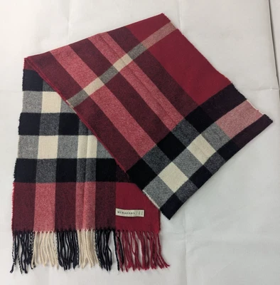Bufanda Burberry Cashmere Check roja multicolor | Icónica a cuadros | Envío rápido Foto 1 de 4