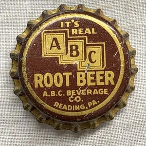 Vintage ABC Beverage Co Original Flaschenverschluss Korkenrücken #1116 - Bild 1 von 11